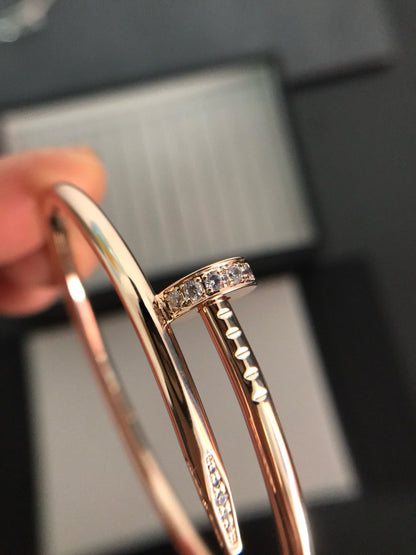 [AuraEcho Jewelry]JUSTE BRACELET 3.5MM DIAMONDS