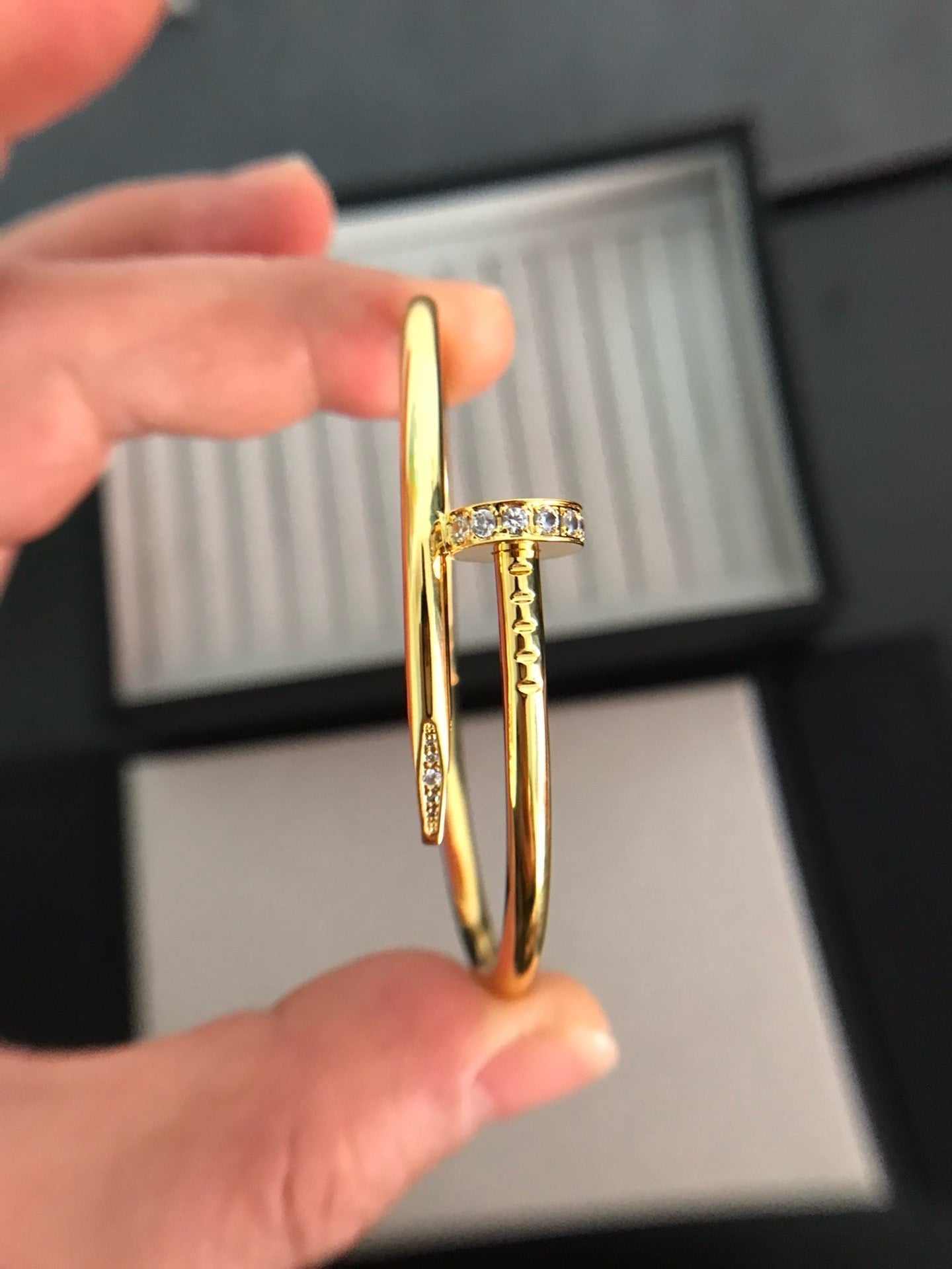 [AuraEcho Jewelry]JUSTE BRACELET 3.5MM DIAMONDS