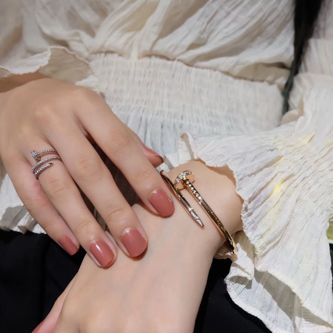 [AuraEcho Jewelry]JUSTE BRACELET 3.5MM DIAMONDS