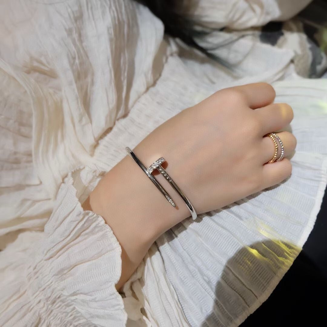 [AuraEcho Jewelry]JUSTE BRACELET 3.5MM DIAMONDS