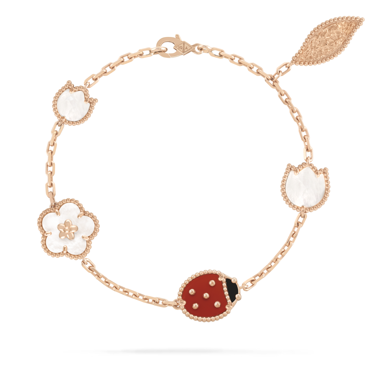 [AuraEcho Jewelry]LUCKY SPRING 5 MOTIF BRACELET