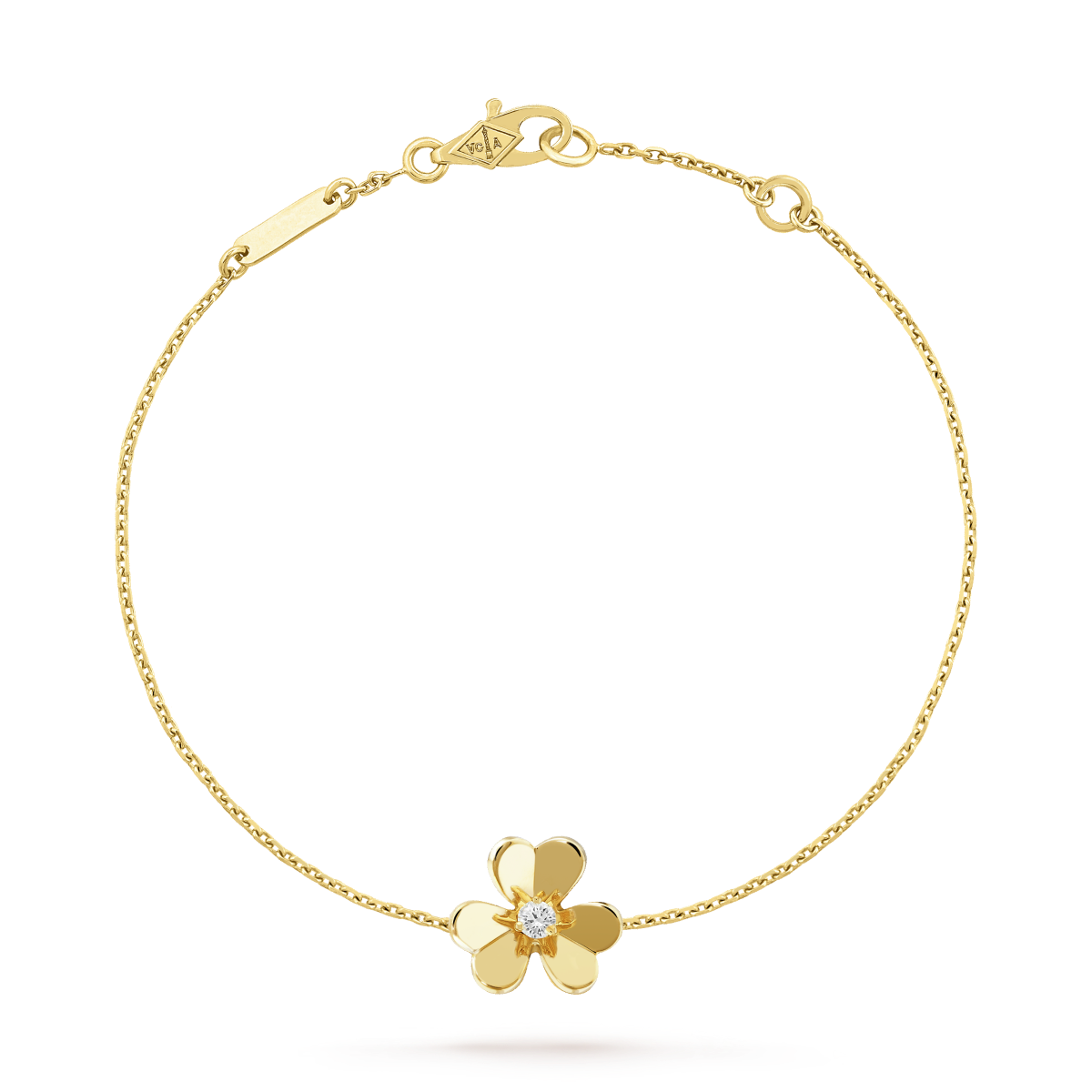 [AuraEcho Jewelry]FRIVOLE GOLD FLOWER PINK MALACHITE BRACELET