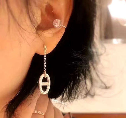 [AuraEcho Jewelry]CHAINE TASSEL EARRINGS