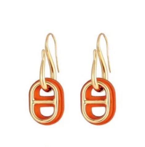 [AuraEcho Jewelry]HM O'MAILLON GOLD EARRINGS