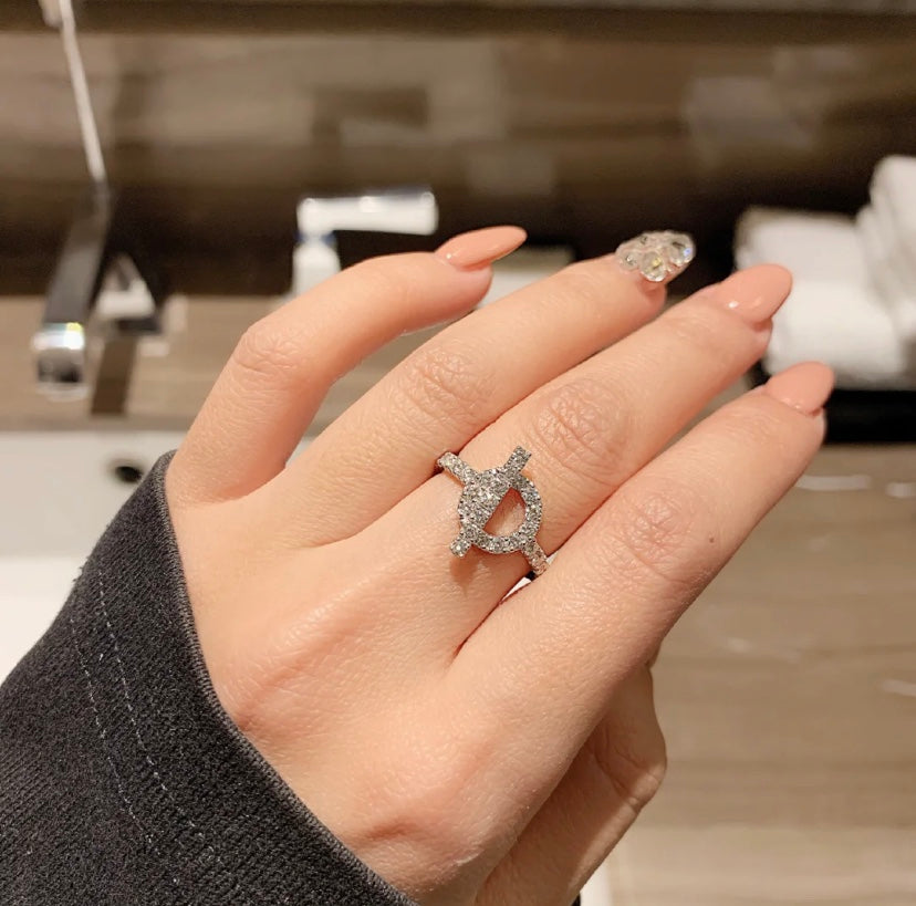 [AuraEcho Jewelry]ECHAPPEE RING SILVER DIAMOND