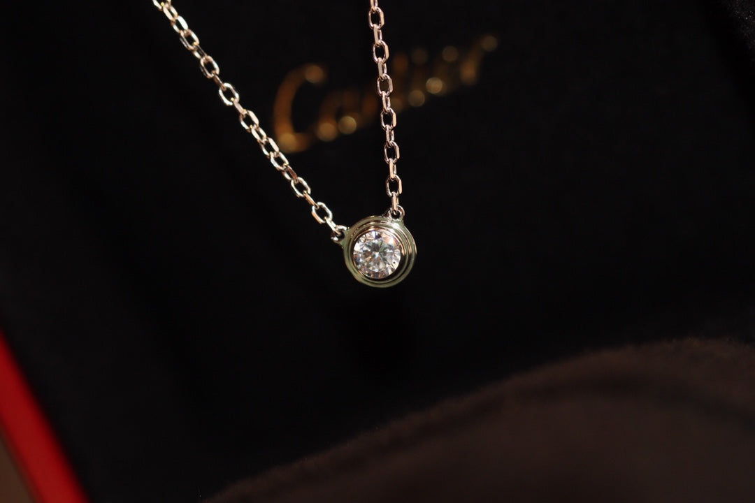 [AuraEcho Jewelry]DAMOUR DIAMOND NECKLACE