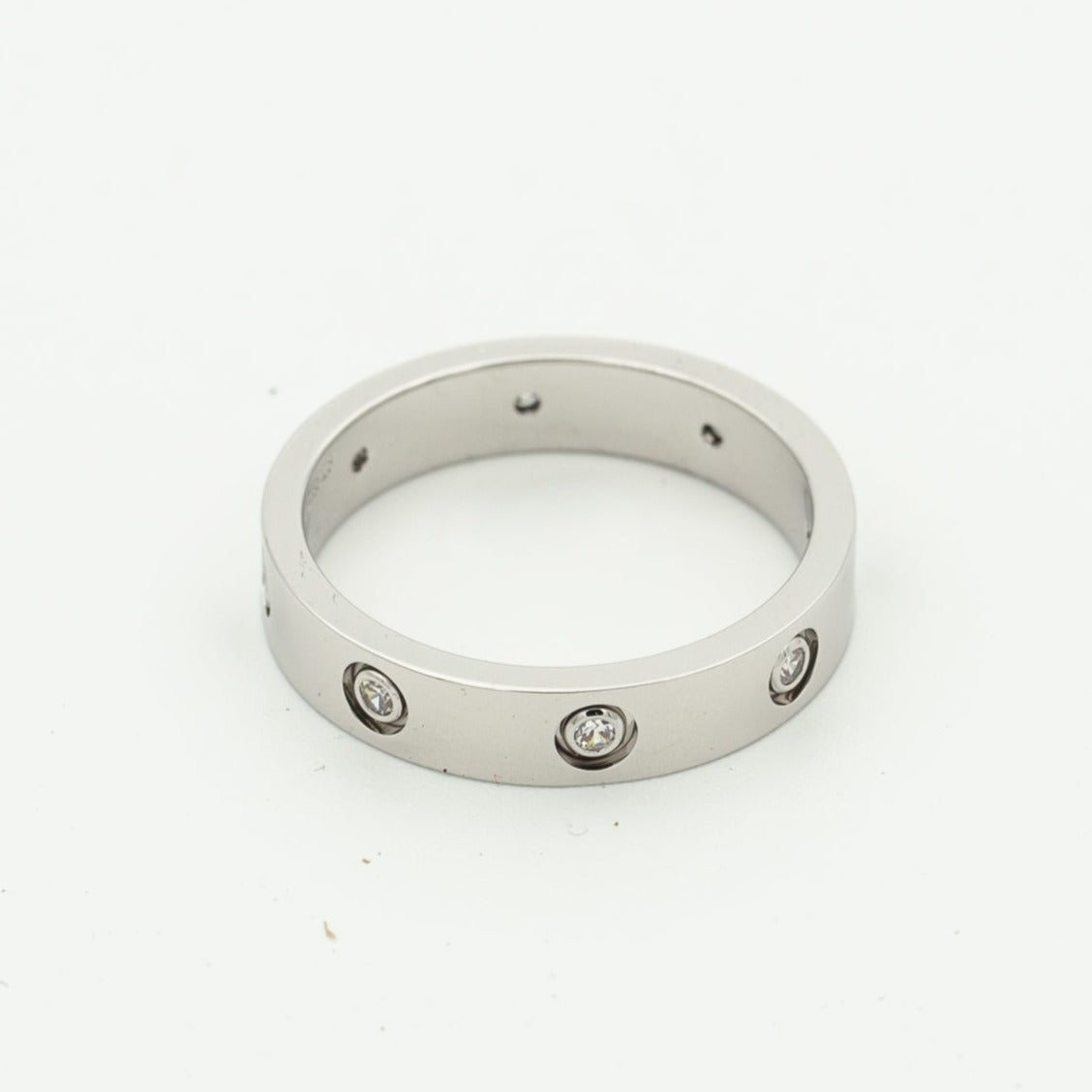 [AuraEcho Jewelry]LOVE RING 3.6MM 8 DIAMONDS