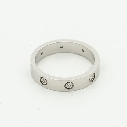 [AuraEcho Jewelry]LOVE RING 3.6MM 8 DIAMONDS