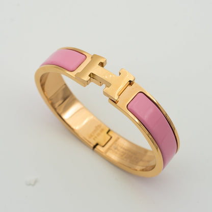 [AuraEcho Jewelry]H PINK BRACELET