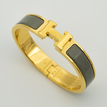 [AuraEcho Jewelry]H BRACELET BLUE GREEN 12MM