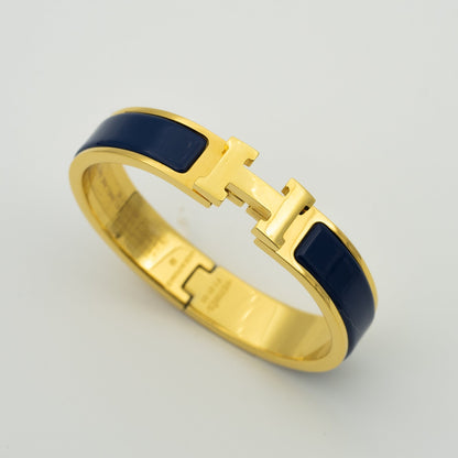 [AuraEcho Jewelry]H BLUE BRACELET