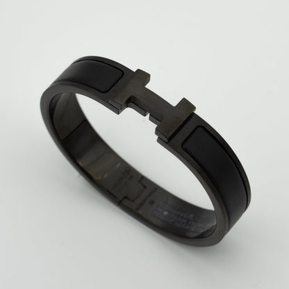 [AuraEcho Jewelry]H SO BLACK 12MM