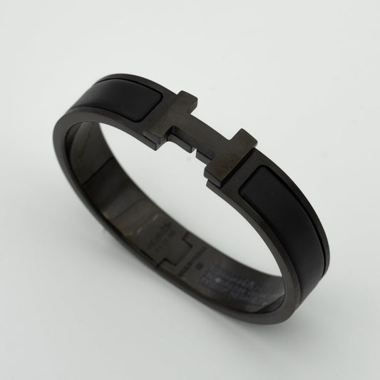 [AuraEcho Jewelry]H SO BLACK 12MM
