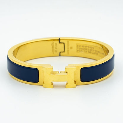 [AuraEcho Jewelry]H BLUE BRACELET