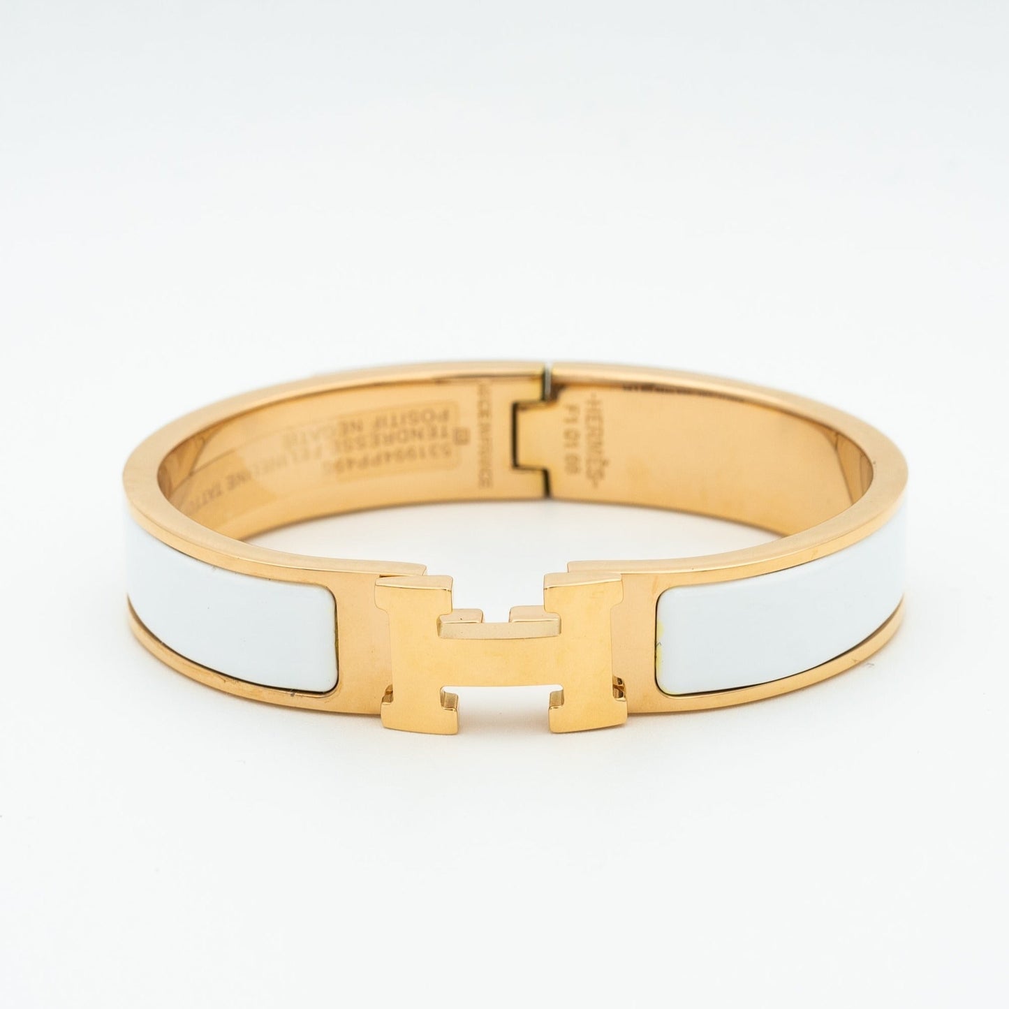 [AuraEcho Jewelry]H WHITE BRACELET