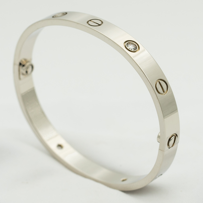 [AuraEcho Jewelry]LOVE BRACELET 6.1MM 4 DIAMONDS