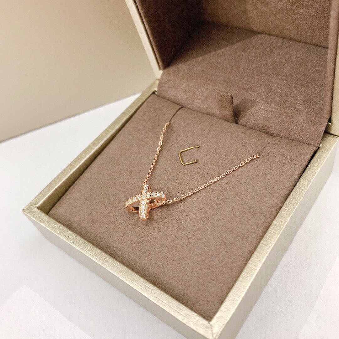 [AuraEcho Jewelry]JEUX DE DIAMOND NECKLACE