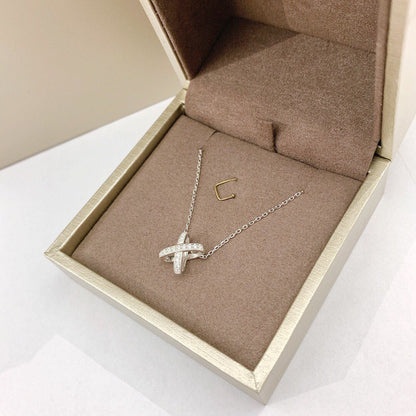 [AuraEcho Jewelry]JEUX DE DIAMOND NECKLACE