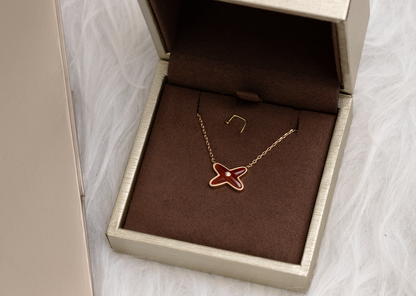 [AuraEcho Jewelry]JEUX DE NECKLACE 1 DIAMOND