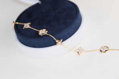 [AuraEcho Jewelry]LEAF CLOVER BRACELET