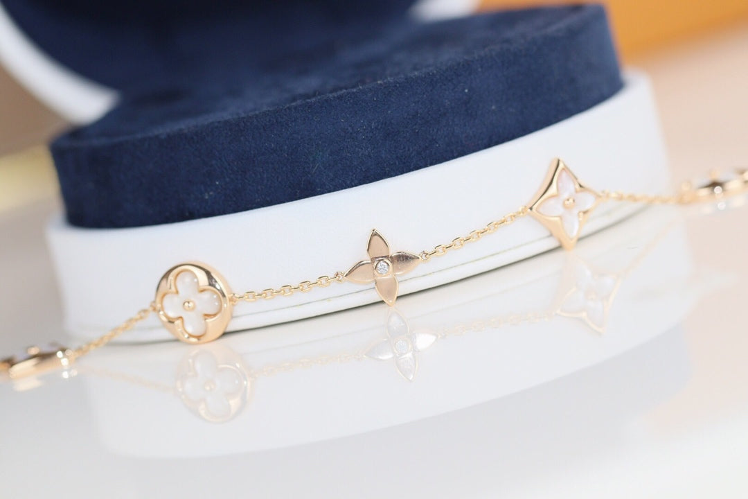 [AuraEcho Jewelry]LEAF CLOVER BRACELET