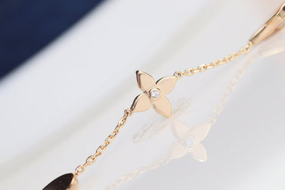 [AuraEcho Jewelry]LEAF CLOVER BRACELET