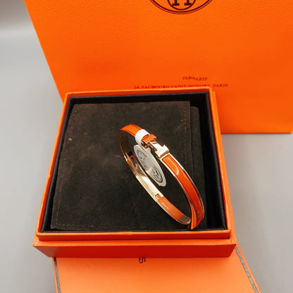 [AuraEcho Jewelry]CLASSIC HM CLIC RED 8MM ENAMEL BRACELET