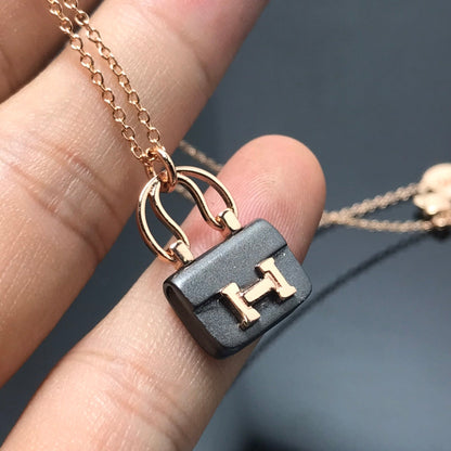 [AuraEcho Jewelry]WOMEN'S HM AMULETTES CONSTANCE PENDANT NECKLACE