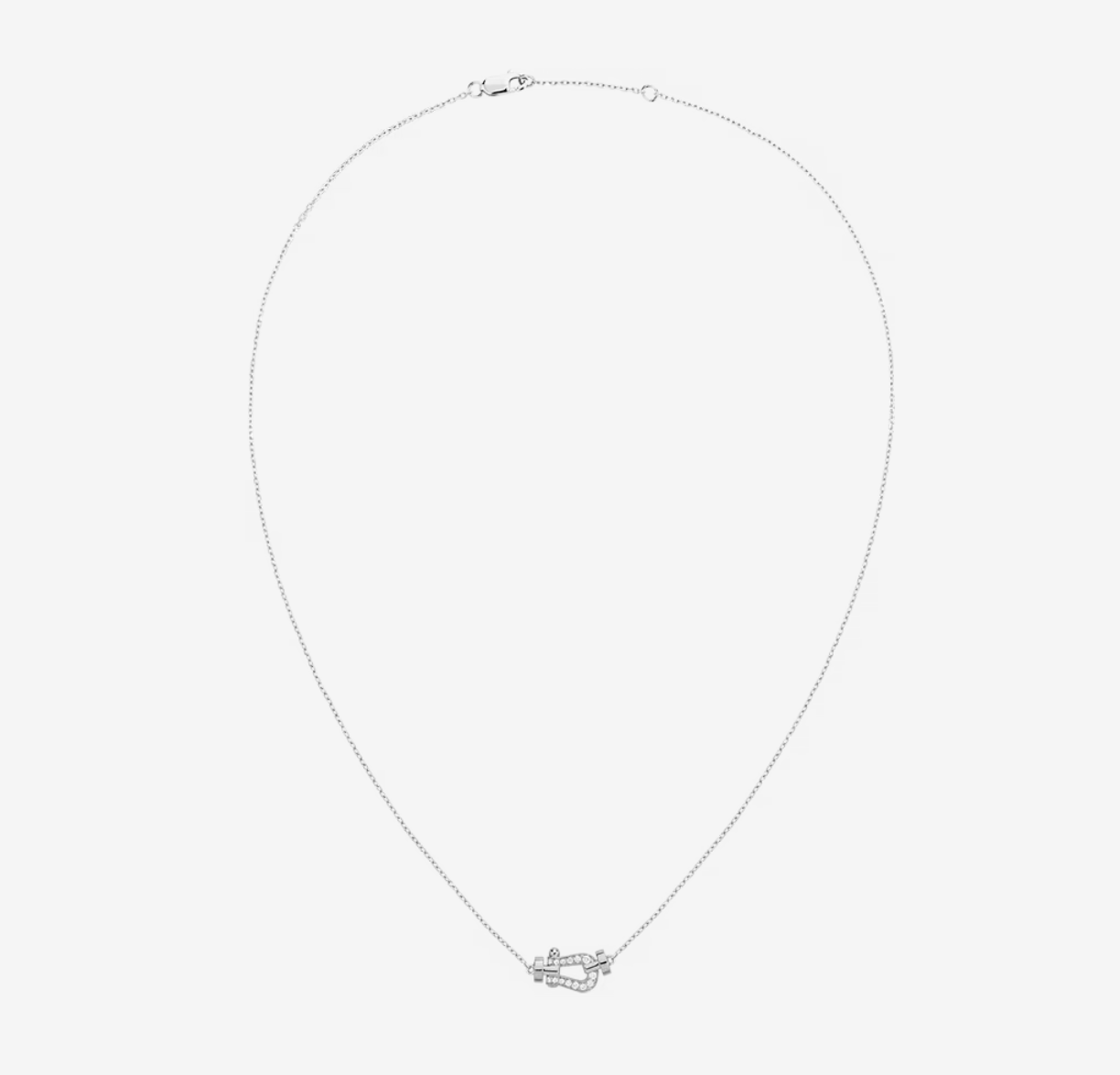 [AuraEcho Jewelry]FORCE 10 DIAMOND SILVER NECKLACE MINI MODEL