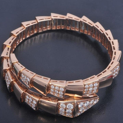 [AuraEcho Jewelry]SERPENTI BRACELET PINK GOLD DIAMOND