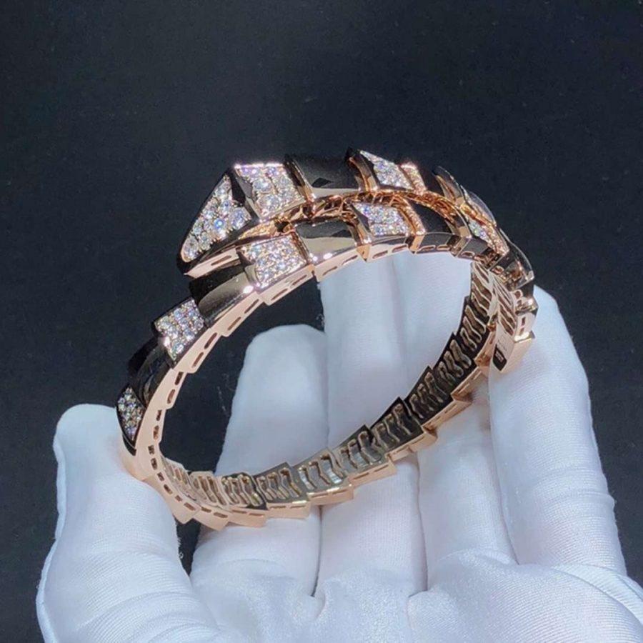 [AuraEcho Jewelry]SERPENTI BRACELET PINK GOLD DIAMOND