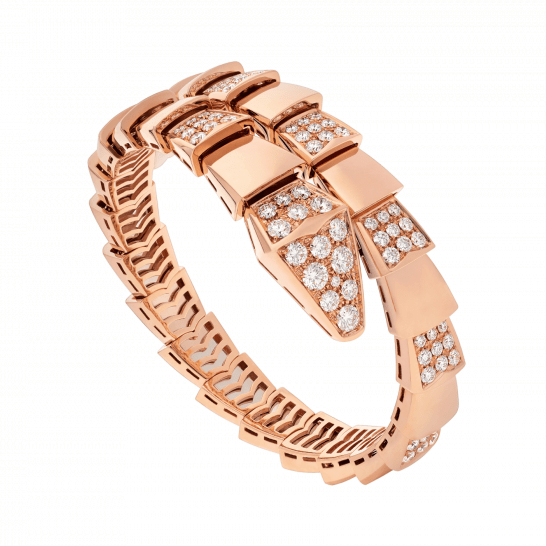 [AuraEcho Jewelry]SERPENTI BRACELET PINK GOLD DIAMOND