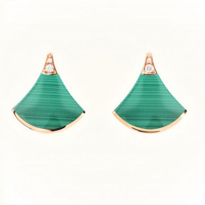 [AuraEcho Jewelry]DIVAS DREAM EARRINGS PINK GOLD