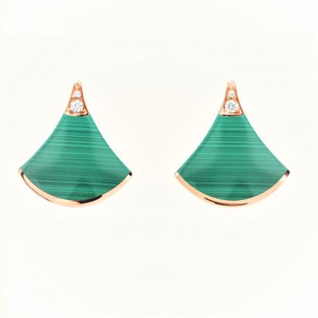 [AuraEcho Jewelry]DIVAS DREAM EARRINGS PINK GOLD