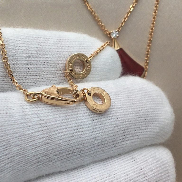 [AuraEcho Jewelry]DREAM NECKLACE CARNELIAN 1 DIAMOND