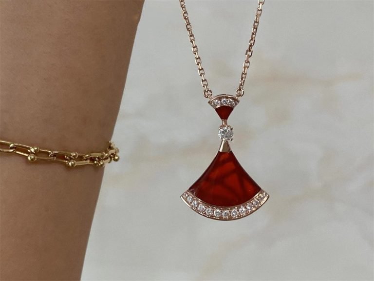 [AuraEcho Jewelry]DREAM NECKLACE CARNELIAN DIAMOND