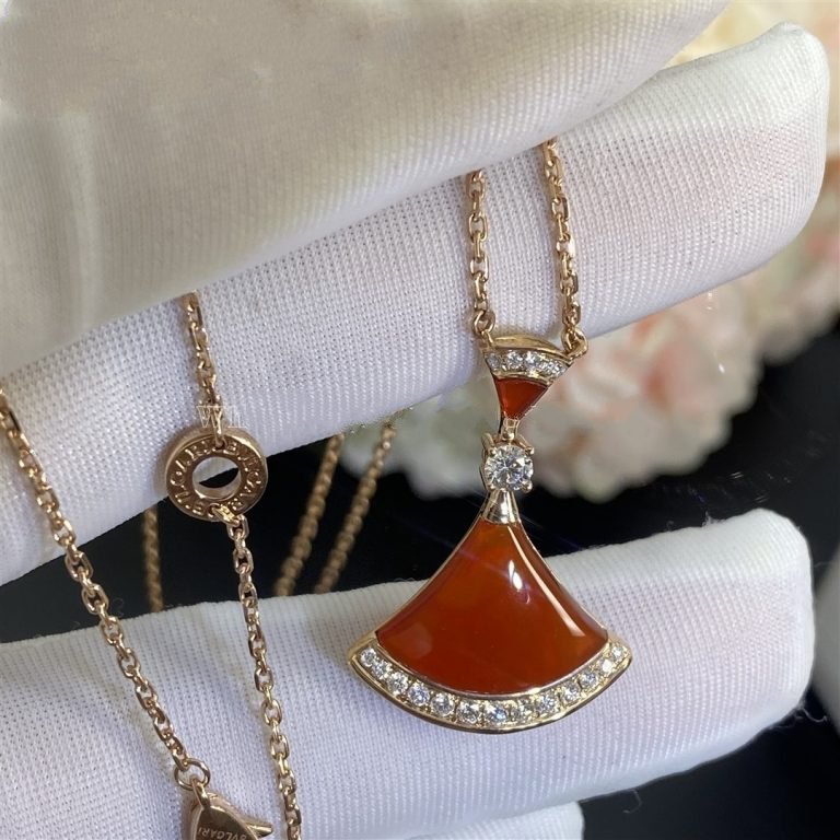 [AuraEcho Jewelry]DREAM NECKLACE CARNELIAN DIAMOND