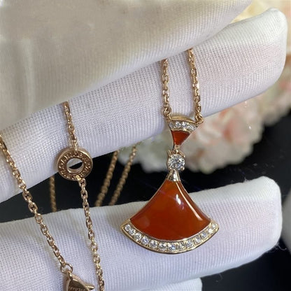 [AuraEcho Jewelry]DREAM NECKLACE CARNELIAN DIAMOND
