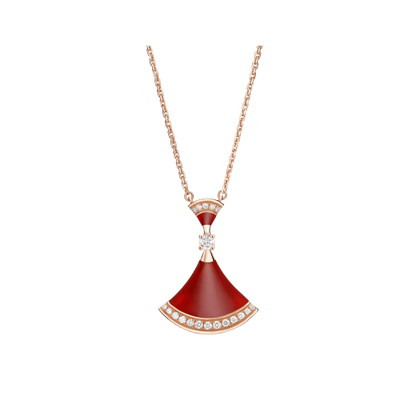 [AuraEcho Jewelry]DREAM NECKLACE CARNELIAN DIAMOND