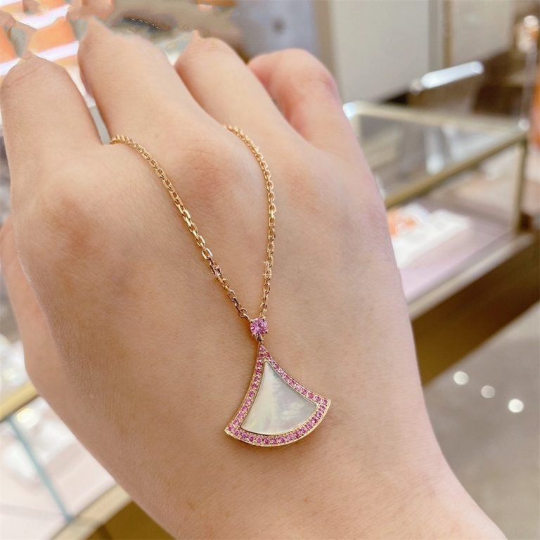 [AuraEcho Jewelry]DREAM NECKLACE MOP DIAMOND PINK