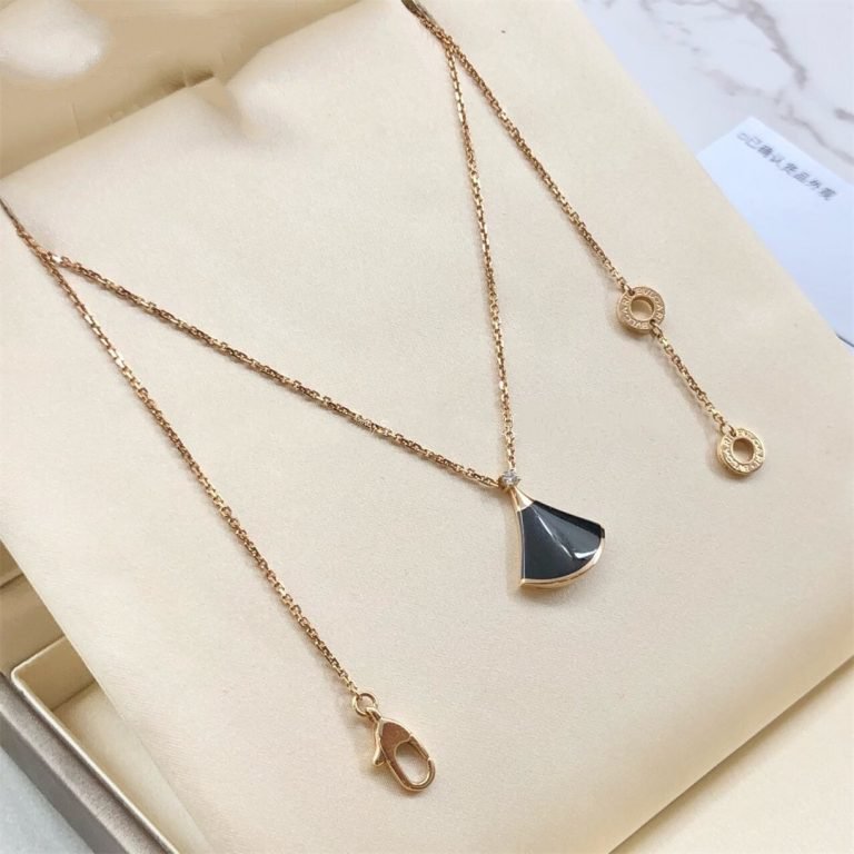 [AuraEcho Jewelry]DREAM NECKLACE ONYX 1 DIAMOND