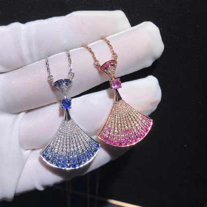 [AuraEcho Jewelry]DREAM NECKLACE AGATE SILVER DIAMOND