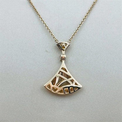 [AuraEcho Jewelry]DREAM NECKLACE PINK GOLD DIAMOND