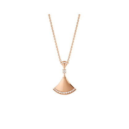 [AuraEcho Jewelry]DREAM NECKLACE PINK GOLD DIAMOND