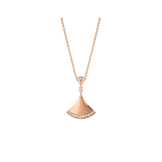 [AuraEcho Jewelry]DREAM NECKLACE PINK GOLD DIAMOND
