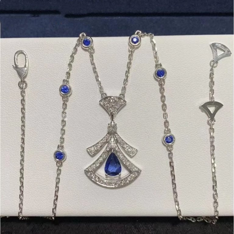 [AuraEcho Jewelry]DREAM NECKLACE AGATE DIAMOND SILVER
