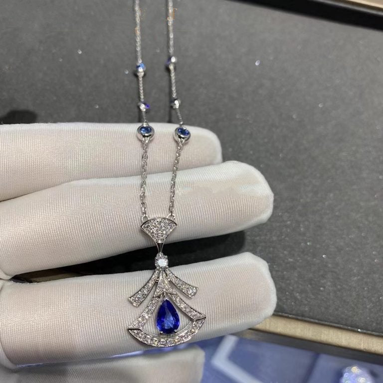 [AuraEcho Jewelry]DREAM NECKLACE AGATE DIAMOND SILVER