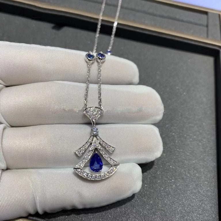 [AuraEcho Jewelry]DREAM NECKLACE AGATE DIAMOND SILVER