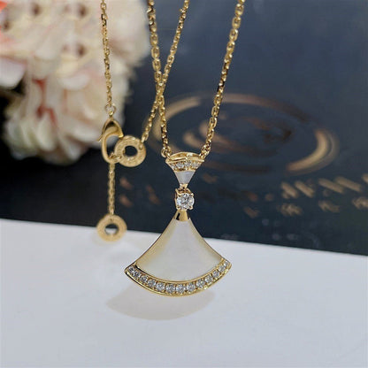 [AuraEcho Jewelry]DREAM NECKLACE MOP GOLD DIAMOND