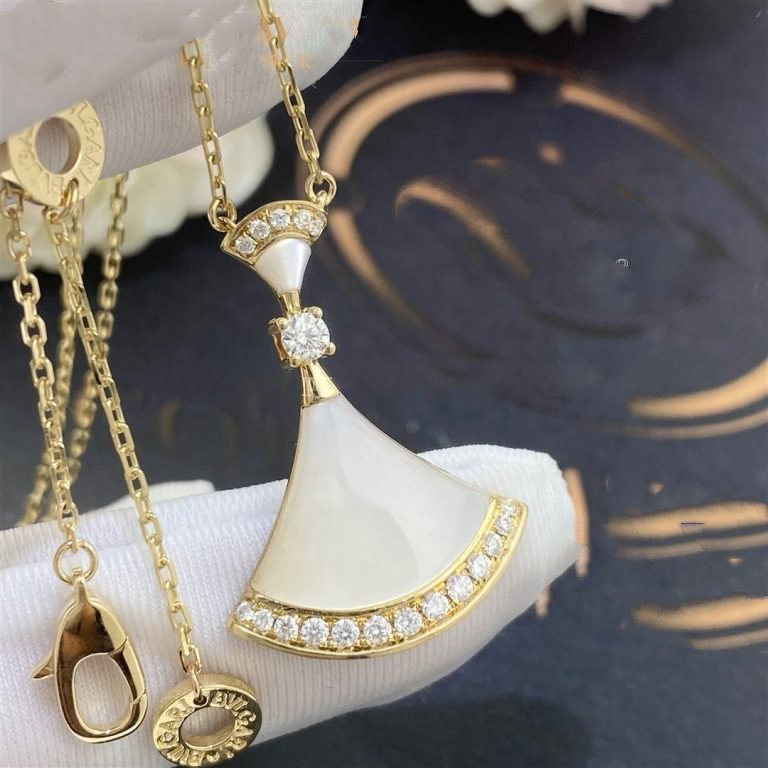 [AuraEcho Jewelry]DREAM NECKLACE MOP GOLD DIAMOND